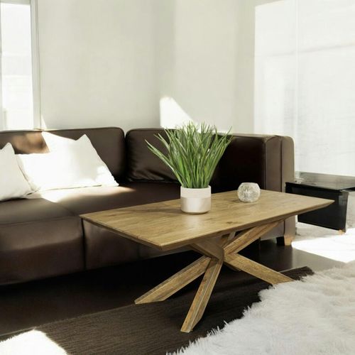 Table Basse Moderne En Chêne 120 Cm Manhattan