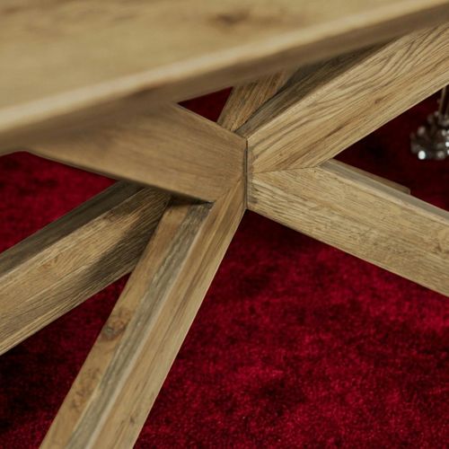 Table Basse Moderne En Chêne 120 Cm Manhattan