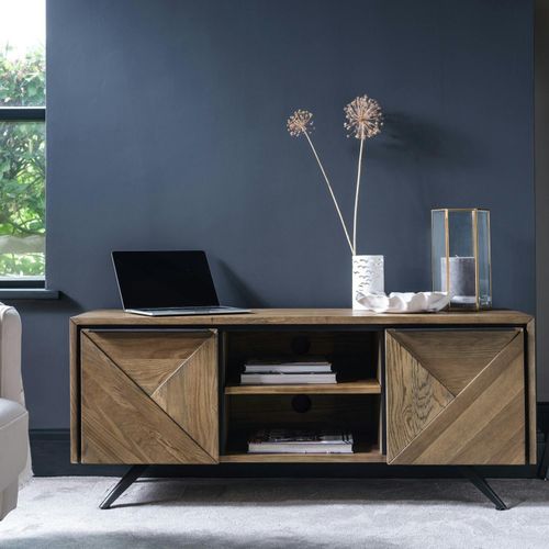 Meuble TV Moderne En Chêne Manhattan