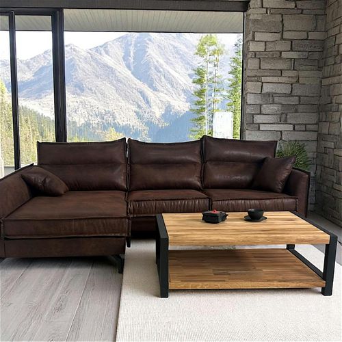 Table Basse Double Plateau En Chêne Huilé Ferscott 2