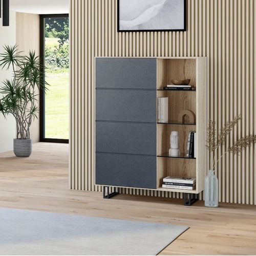 Buffet Haut En Chêne Blanc Zonza