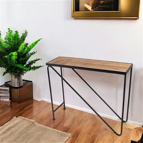 Console Design Bois Et Métal Atelier