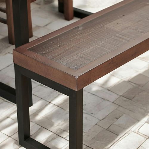 Banc Bois Brun Recyclé 155cm Samoa