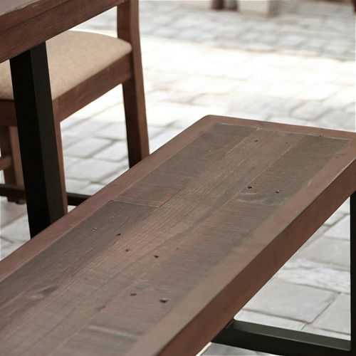 Banc Bois Brun Recyclé 155cm Samoa