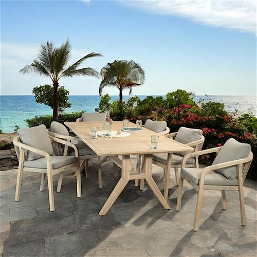 Table De Jardin En Bois D'acacia 220 Cm Ibiza