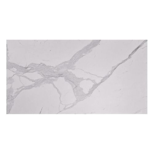 Table à Manger Extensible En Céramique Blanche 180-280 Lombardie