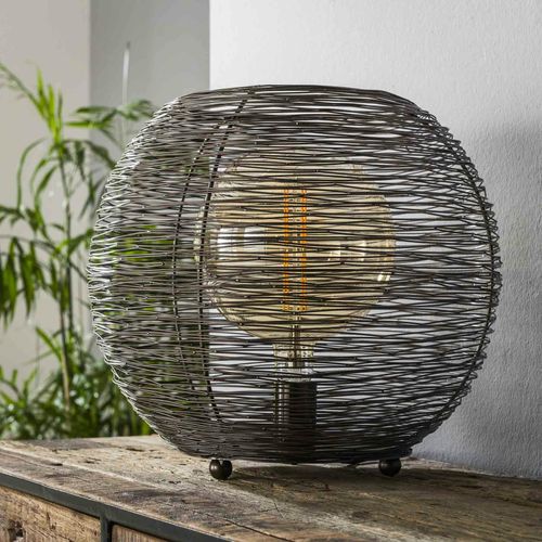Lampe Boule Noire Filaire D 40 Cm Nova