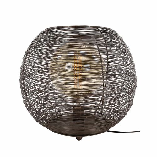 Lampe Boule Noire Filaire D 40 Cm Nova
