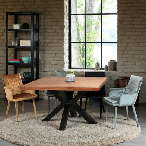 Fauteuil De Table Moderne En Velours Gris (lot De 2) Hawai