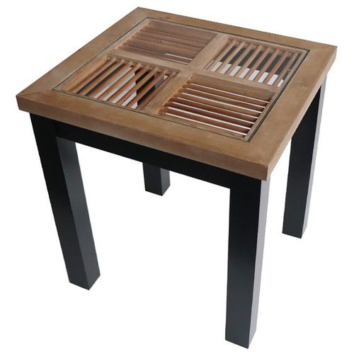 Bout De Canapé En Bois Et Verre Atelier