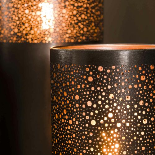 Lampadaire Noir Effet Étoilé 120 Cm Ralf