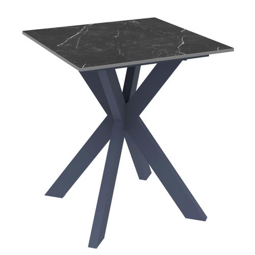 Bout De Canapé Design En Céramique Noire Marbrée Ottawa