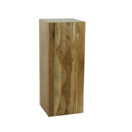 Sellette En Bois De Teck Recyclé Forme Carrée 85 Cm
