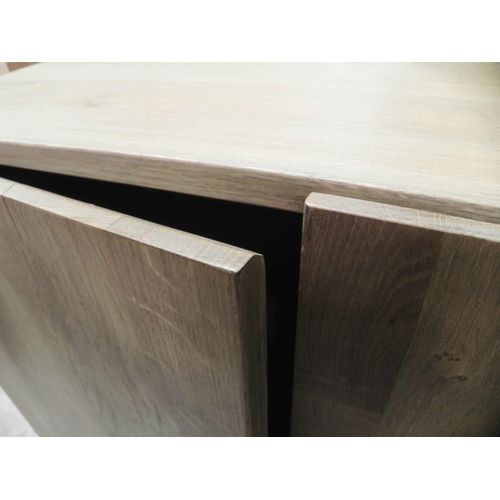 Buffet Haut 2 Portes Chêne Massif Métal Soomaa Réf 30020868