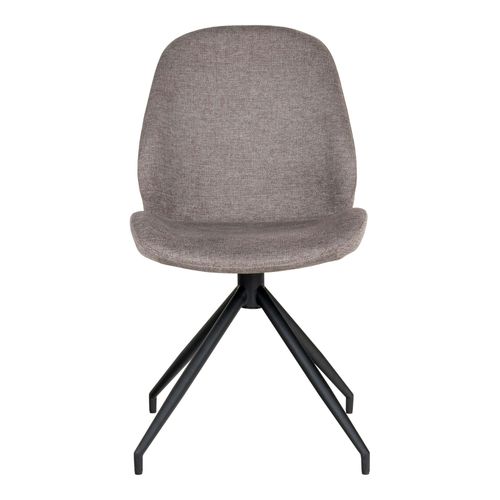 Chaise Pivotante Gris Minéral (lot De 2) Berlin