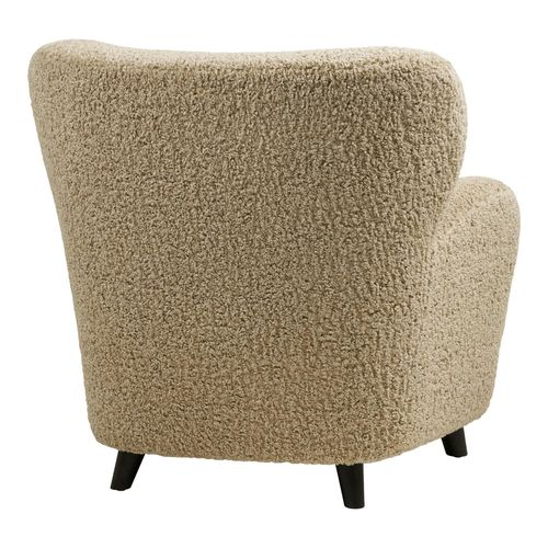 Fauteuil Beige Taupe En Tissu Berlin
