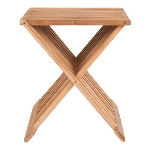 Tabouret En Bois De Teck Mendoza