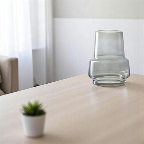 Vase En Verre Fumé Gris