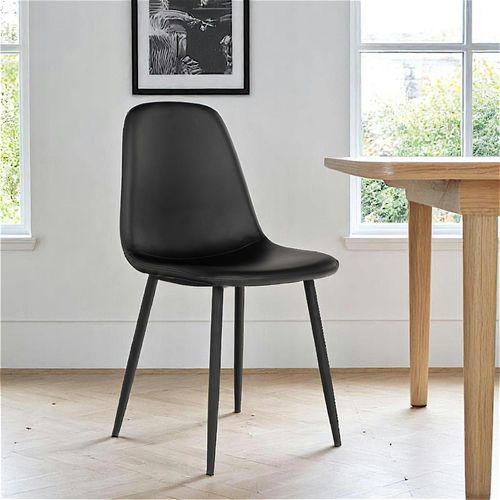 Chaise De Salle à Manger Noire (lot De 2) Berlin
