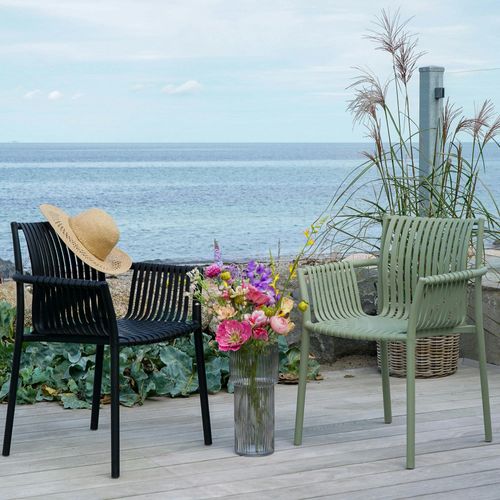 Chaise De Jardin Verte (lot De 4) Mendoza