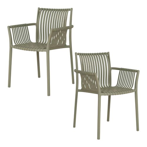 Chaise De Jardin Verte (lot De 4) Mendoza