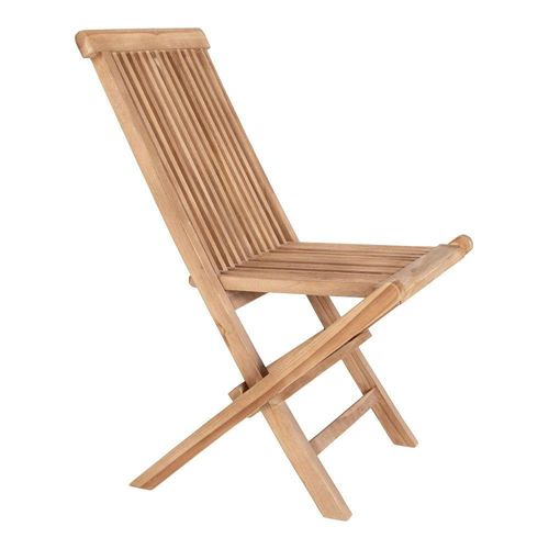 Chaise De Jardin En Teck, Pliante (lot De 2) Mendoza