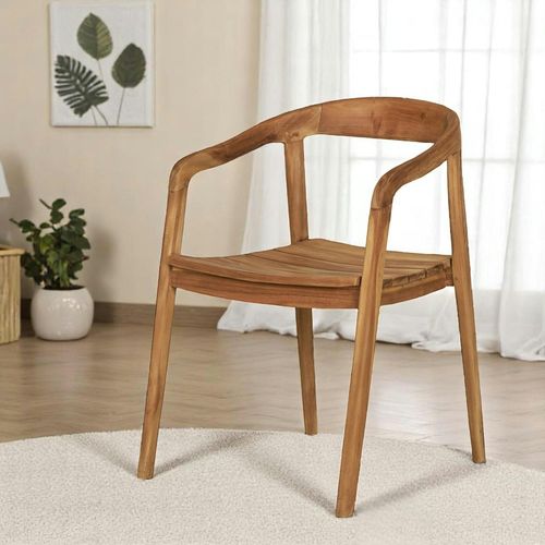 Chaise De Jardin Design En Teck (lot De 2) Mendoza