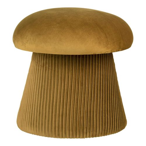Pouf Design Forme Champignon, Couleur Moutarde Bruges