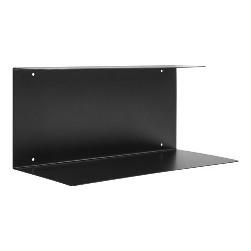 Etagère Design En Métal Noir Avec Rebords Tallinn
