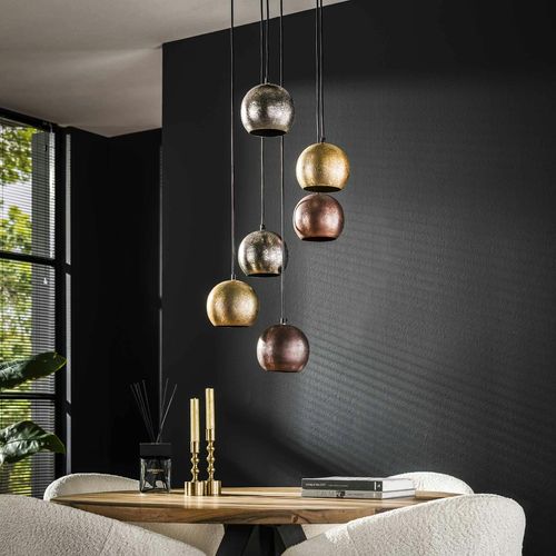 Luminaire Vintage 6 Lampes Globes En Verre Ralf
