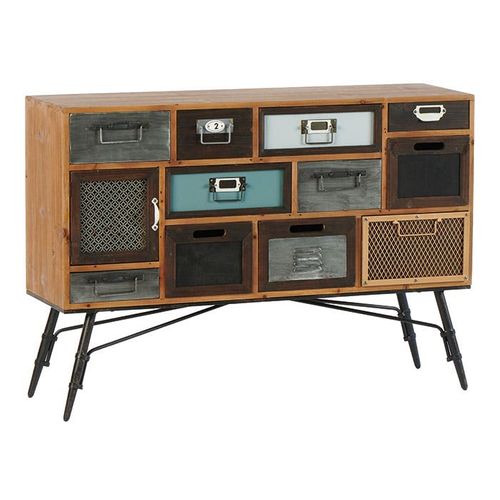 Commode D'apothicaire 11 Tiroirs 1 Porte Lamphun