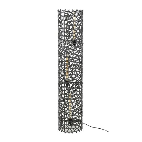 Lampadaire Décoratif En Métal Effet Toile H 122 Cm Ralf