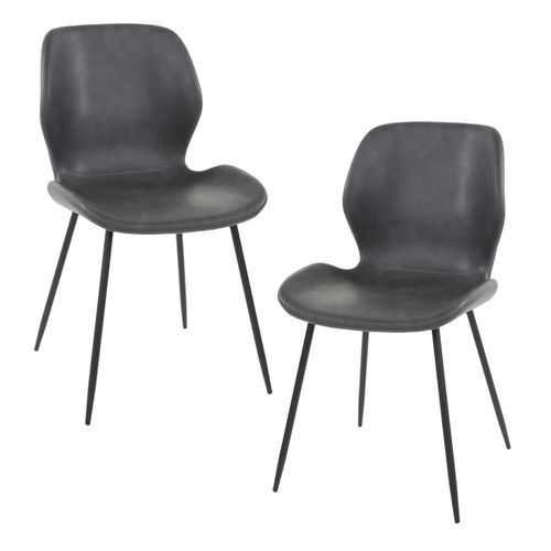 Chaise Grise (lot De 2) Melbourne