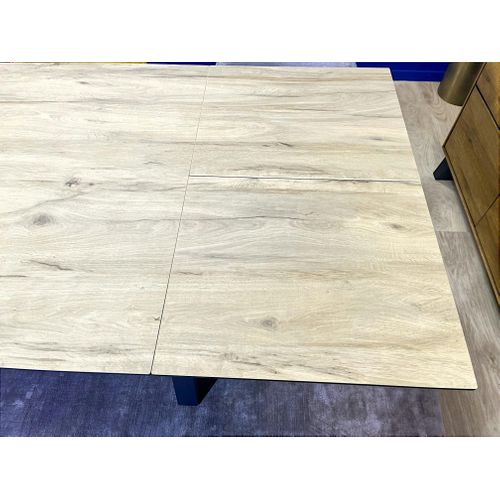 Table Haute En Céramique Extensible Effet Bois 160-270 Cm Lombardie