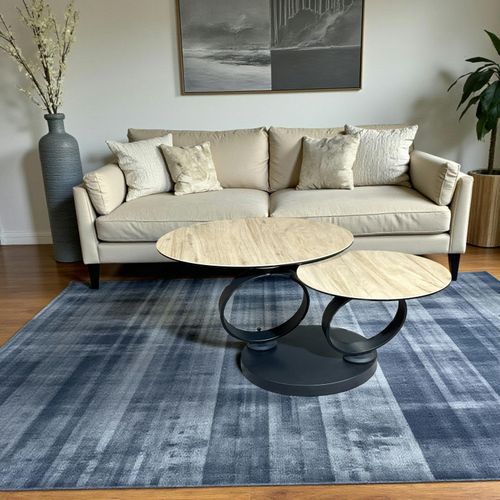 Table Basse Pivotante En Céramique Effet Bois Lombardie