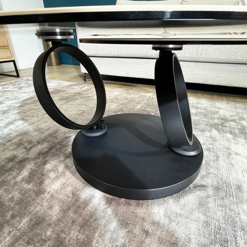 Table Basse Pivotante En Céramique Effet Bois Lombardie