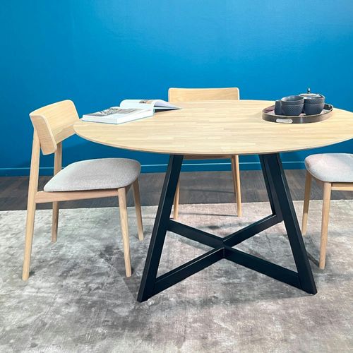 Chaise En Bois Moderne (finition Chêne Blanc) Cologne