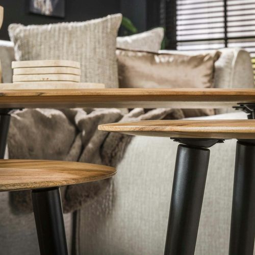 Table De Salon En Bois D'acacia Forme Organique (lot De 3) Melbourne