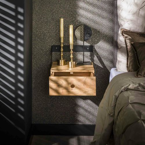 Table De Chevet Murale Xs En Bois D'acacia (lot De 2) Melbourne