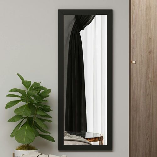Miroir Rectangulaire Mural Avec Cadre Noir 105 Cm Cody