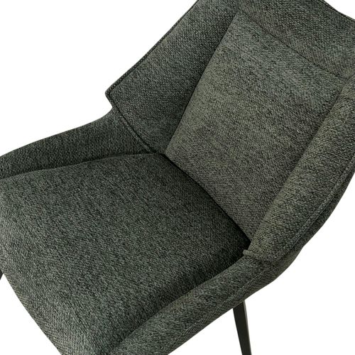 Chaise Design Tissu Microfibre Kaki (lot De 2) Iena