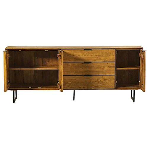 Buffet En Teck Recyclé 3 Portes Depok