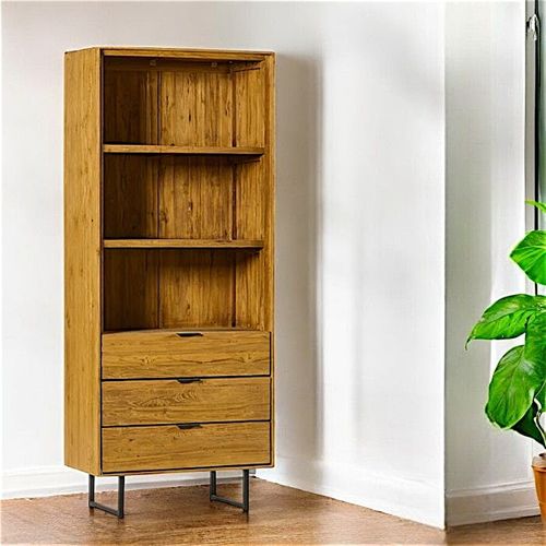 Bibliothèque Colonne En Teck Recyclé Depok