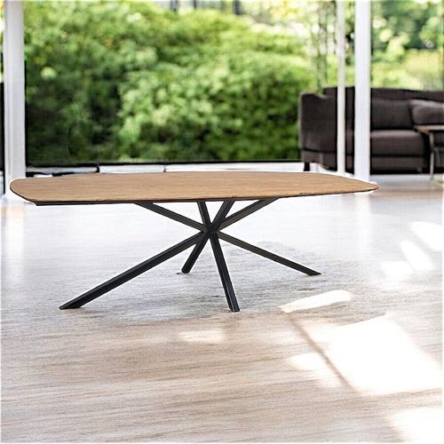 Table à Manger En Bois De Teck Recyclé 200 Cm Depok