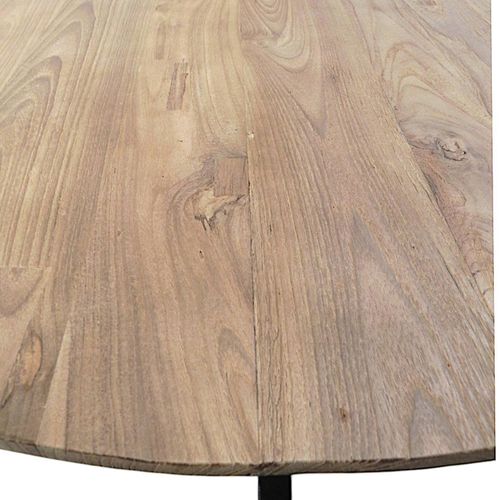 Table à Manger Ovale En Bois De Teck Recyclé 2 M Depok