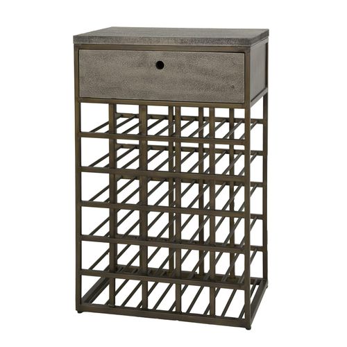 Meuble Range-bouteilles Vintage Avec Tiroir De Rangement Ralf