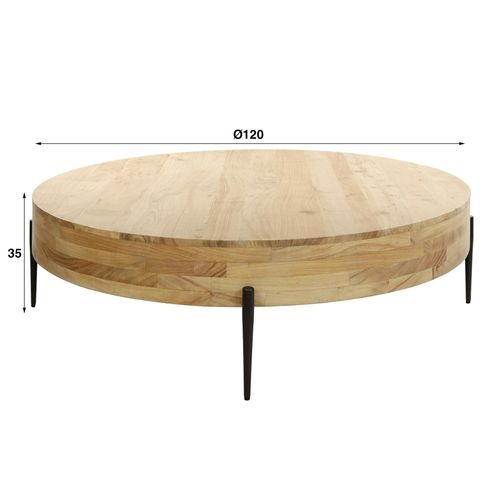 Grande Table Basse Ronde Melbourne