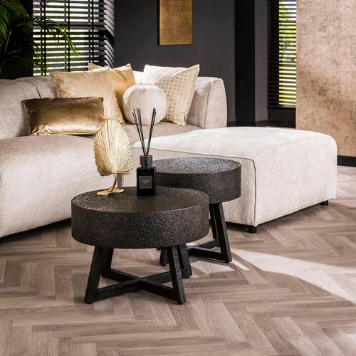 Bout De Canapé Industriel Ø 50 Cm Ralf