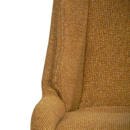 Chaise Moutarde Pivotante En Velours Texturé (lot De 2) Iena