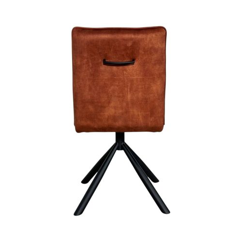 Chaise Rotative Tissu Rouille (lot De 2) Iena